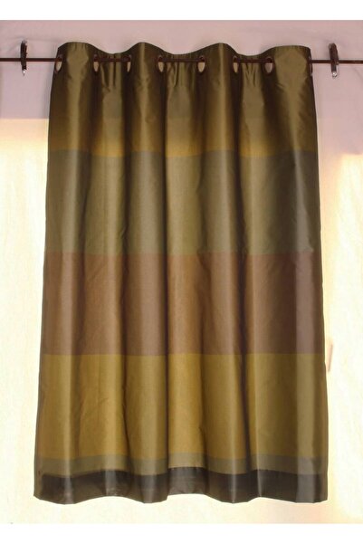 YASTIKMİNDER Tafta Haki Yeşil Metal Paslanmaz Kuş Gözü 133*180 Cm Astarlı Rus...