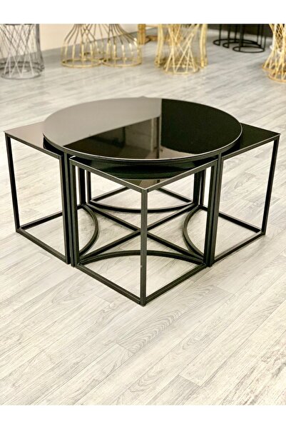 MAZAKAMETAL PİZZA 4+1 ORTA SEHPA