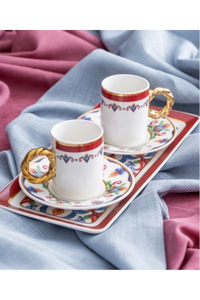 ACAR Cup Set for Two People with Tray