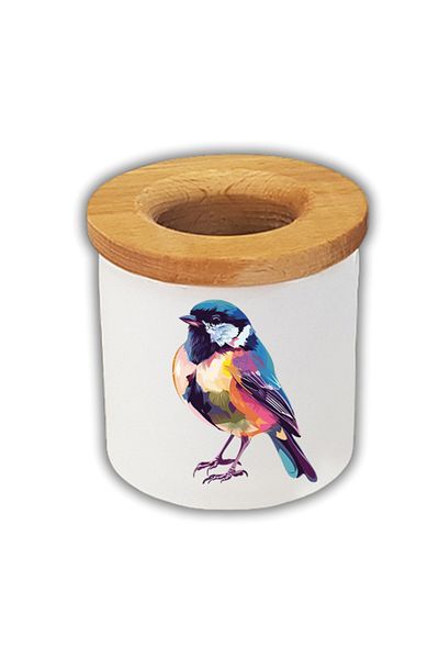 lili hediyelik Μοντέρνα μολυβοθήκη με στάμπα Bird