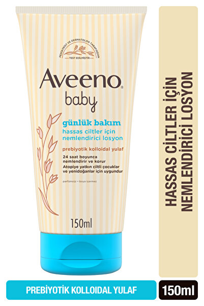 AVEENO Bebeklerin Hassas Ciltleri için Nemlendirici Günlük Bakım Losyon 150 ml