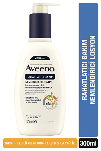 AVEENO Kuru ve Gergin Ciltleri Rahatlatmaya Yardımcı ve Besleyici Losyon 300 ml