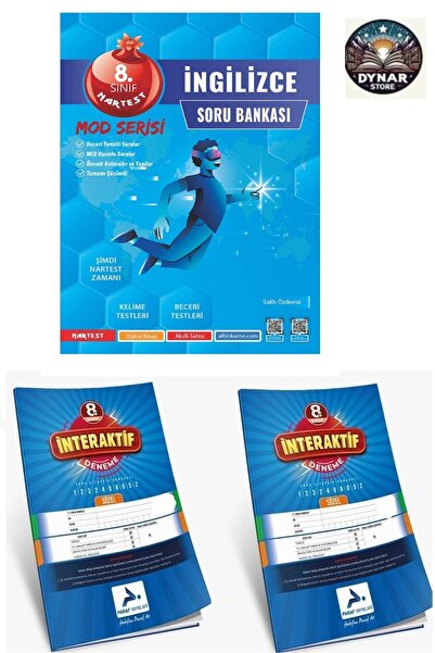Nartest Yayınları Nartest 8. Sınıf Mod İngilizce Soru Bankası ve Paraf 8.sını...