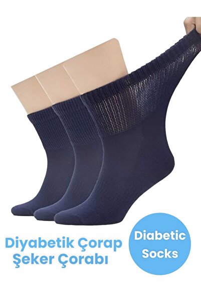 Tezzgelsin Unisex pamučne čarape za dijabetičare, 3 para, čarape u boji slatk...