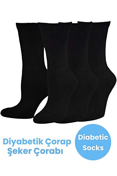 Tezzgelsin Unisex pamučne čarape za dijabetičare, 3 para, čarape u boji slatk...