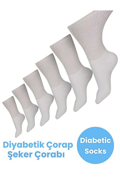 Tezzgelsin Unisex 6-paket Pamuk dijabetičkih čarapa, čarape u obliku slatkiša...