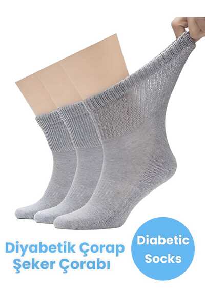 Tezzgelsin Unisex pamučne čarape za dijabetičare, 3 para, čarape u boji slatk...