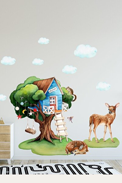 KanvasSepeti Set de autocolante de perete pentru camera de joacă pentru copii...