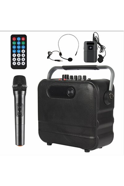 D-sound PA-060-2EYH 100W ŞARJLI MEVLÜT ANFİSİ+HEADSET+TELSİZ UZAKTAN KUMANDALI