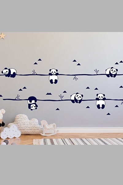 KanvasSepeti مجموعة ملصقات حائط لطيفة على شكل فرع