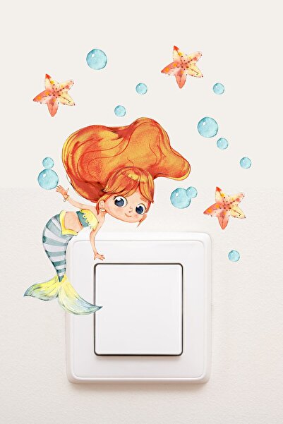 KanvasSepeti Autocolant decorativ pentru priză Star Works Prize Mermaid Bubbles