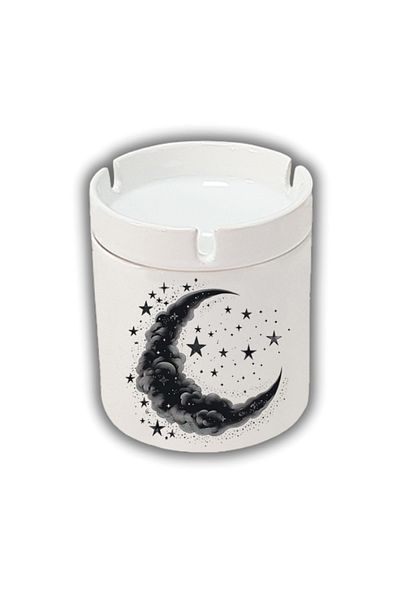 lili hediyelik Τασάκι με στάμπα Black Moon and Star