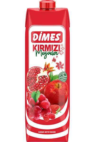 Dimes Kırmızı Karışık Meyveli Içecek 1 Lt X 12 Adet