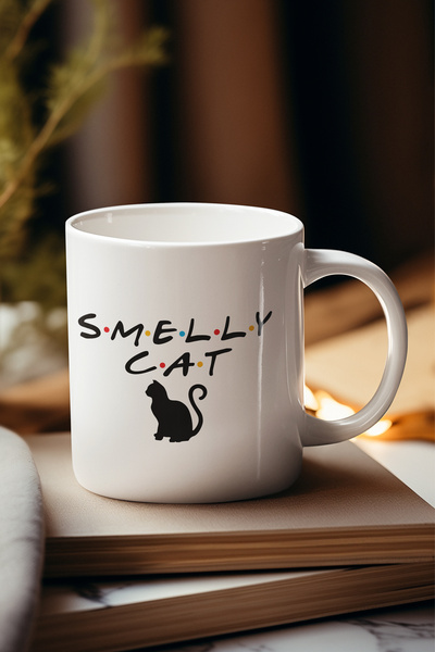 qoeuyl boutique Smelly Cat Phoebe Friends Printed Mug Cup