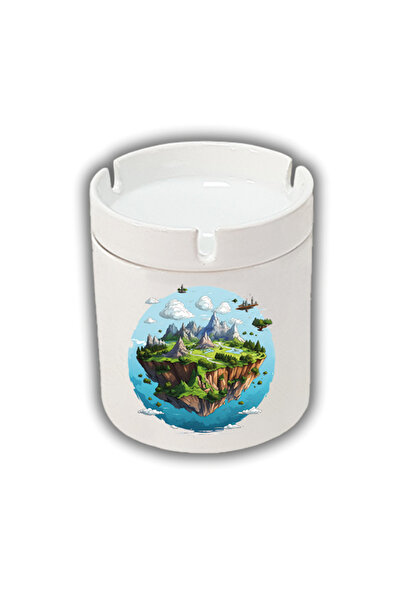 lili hediyelik Сучасна космічна тема, друкована попільничка