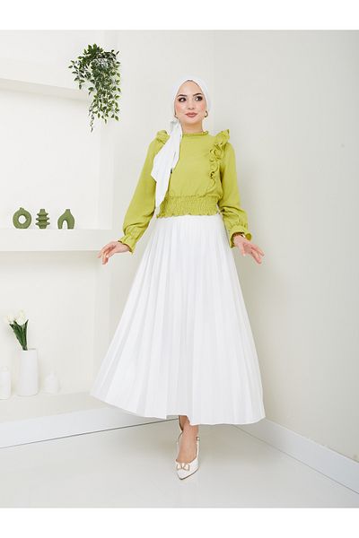 VOLT CLOTHİNG Γυναικεία μπλούζα Ayrobin Ruffle