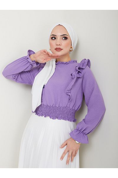 VOLT CLOTHİNG Dámská volánová halenka Ayrobin