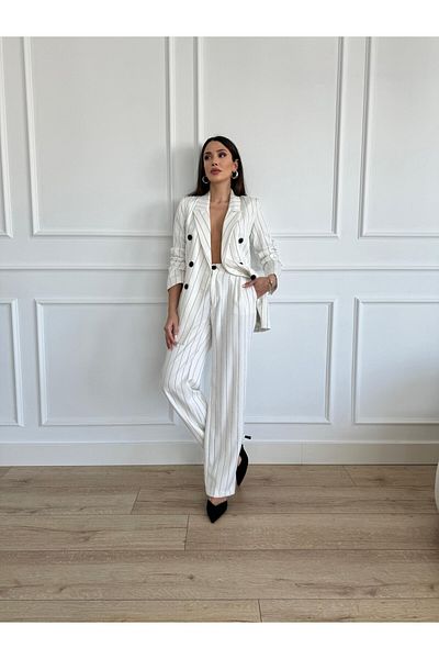 Bettnes Striped and Jacket Fabric Set