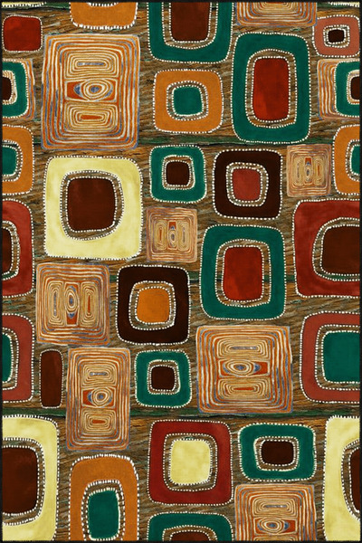 Rugs Modern Halı Mixed Color Checkered Geometric Patterned Modern Decorative ...