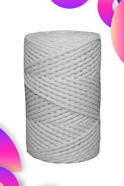 Bevella Macrame Cord 1. Τάξη Ποιότητας 3 Στριφτό Μακραμέ Σπάγκος 250 γρ