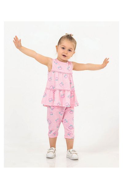 Harika KIDS Baby Girl Tunic Model Top and Bottom Set
