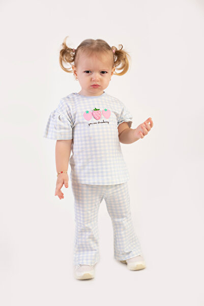 Harika KIDS Kız Bebek İspanol Paça Alt-Üst Takım