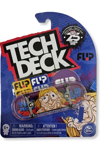 Genel Markalar Çok Renkli Tech Deck Parmak Kaykayı Tekli Paket 96 mm - FLIP T...