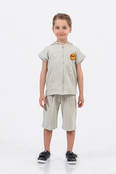 Harika KIDS طقم قماش وافل للأولاد مكون من 3 قطع