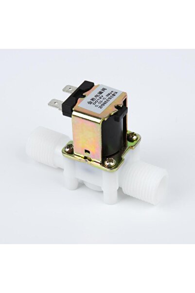 TLS Robotik 12V DC NC Plastik Su Solenoid Vana - 1/2"