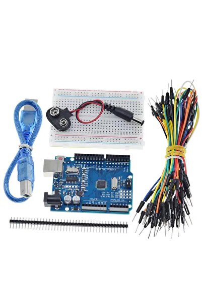 Arduino Uno R3 Ekonomik 6 Parça Başlangıç Seti