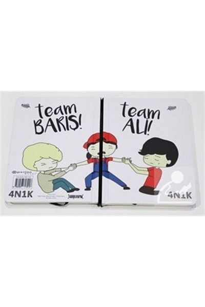 4N1K Lisanslı Ürünler 4n1k Notebook-echipa Ali-pace (12x16 cm)
