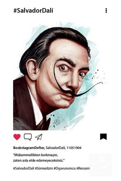 Aylak Adam Hobi Dali - Caiet Bookstagram