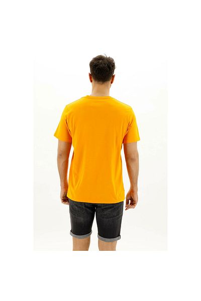 Timberland Ανδρικό μπλουζάκι με λαιμόκοψη με πορτοκαλί χρώμα Kennebec River Tree