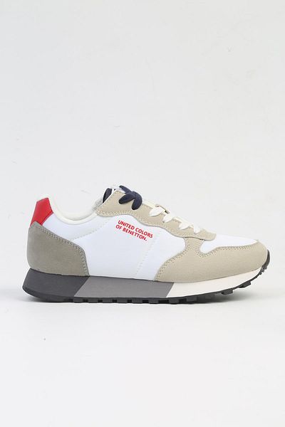 Benetton ®   Pantofi sport de damă albi IMPORTAȚI BNI-10048