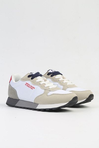 Benetton ®   Pantofi sport de damă albi IMPORTAȚI BNI-10048