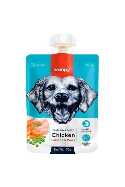 Wanpy Taze Tavuklu Havuçlu Köpek Ödül Maması 90 Gram
