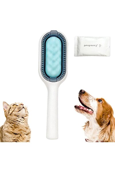 BLUE SİDE Kedi Köpek Tüy Temizleyici Kıl Toz Toplayıcı Evcil Hayvan Bakım Tarağı Kedi Köpek Fırçası