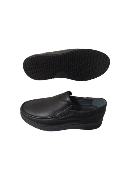 Golden Чорна шкіра - класичні чоловічі туфлі на щодень