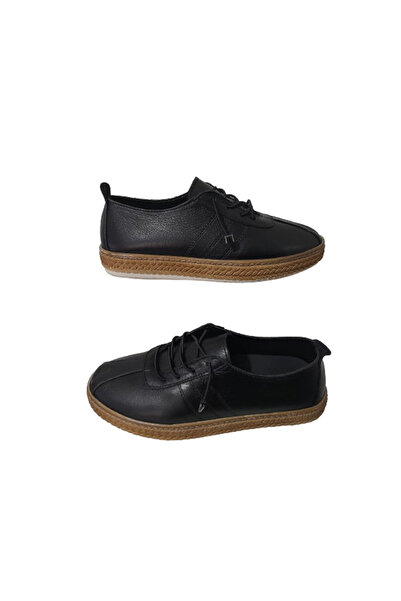 Mr.white MR.WHITE Жіночі ортопедичні чорні шкіряні еластичні повсякденні елегантні туфлі