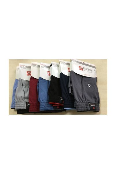 Erdem 6 Pack Straight 1400 Combed Cotton Boxers