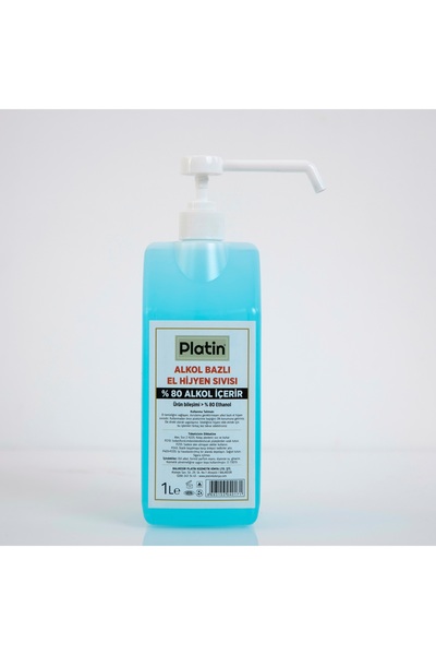 Platin Kolonya & Parfüm Beyaz Sabun Kokulu El Temizleme Solüsyonu 1 lt.