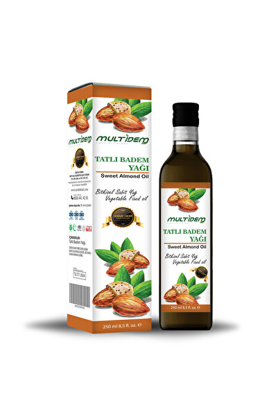 multidem Tatlı Badem Yağı 250 mL