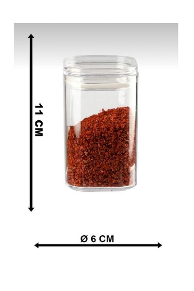 Pembelia Life 12-Piece Vacuum 250 ml Premium Spice Pot Set Leak-Acrylic-Covered Spice Set