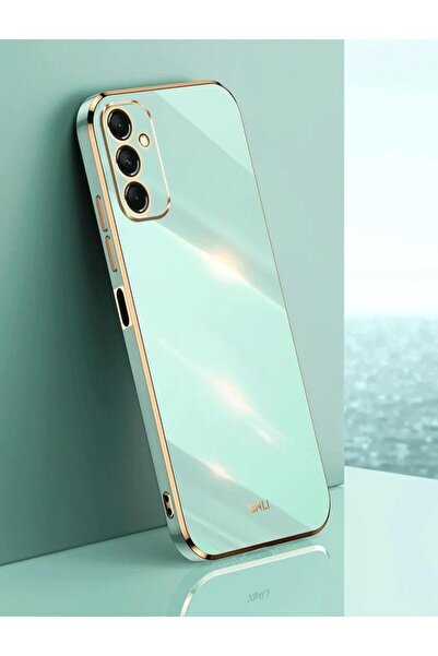 Rivor Samsung Galaxy S20 Fe Compatible Case Glossy Edge Gold Embroidered Came...