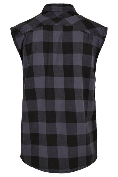 Brandit Herren Checkshirt Sleeveless