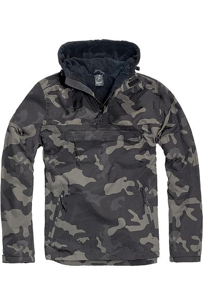 Brandit Herren Fleece-Windbreaker zum Überziehen