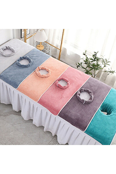 MEŞELİ TEKSTİL 5 штук різнокольорових спа-ковдр для масажу з отворами для догляду, м'яка бавовна, 50x80 см