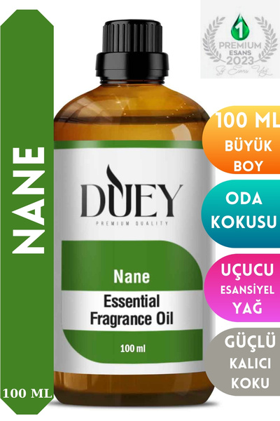 DUEY Nane Uçucu Yağ 100ML Buhurdanlık Yağı Difüzör Esansı Oda Kokusu Esansı H...