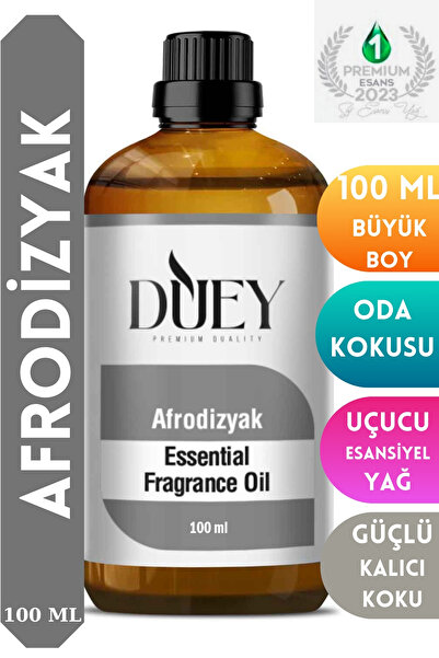 DUEY Afrodizyak Uçucu Yağ 100ML Buhurdanlık Yağı Difüzör Esansı Oda Kokusu Es...