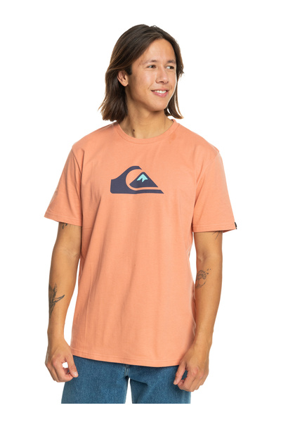 Quiksilver Pembe Erkek O Yaka  Standart Fit Baskılı T-Shirt EQYZT07658_COMP L...